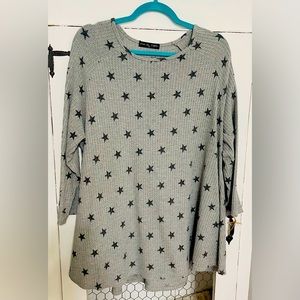 Star print shirt